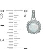 Thumbnail Image 3 of Lab-Created Opal and 1/10 CT. T.W. Diamond Pendant, Ring and Earrings Set in Sterling Silver - Size 7