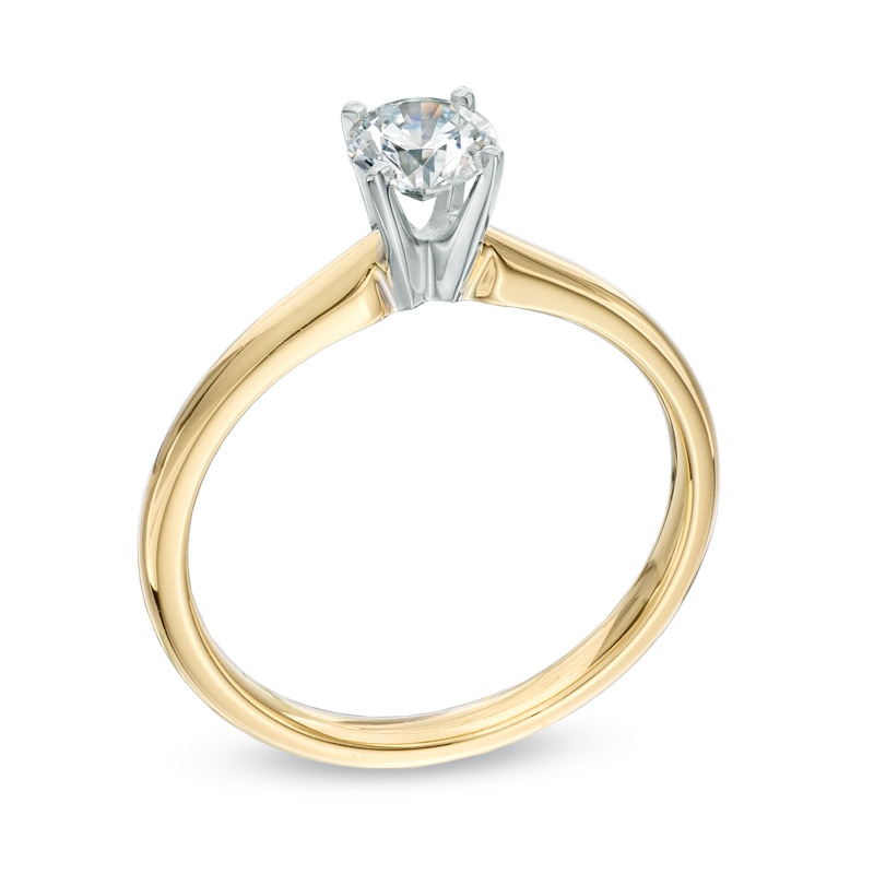 1/2 CT. Diamond Solitaire Engagement Ring in 14K Gold