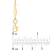 Thumbnail Image 2 of Infinity Station Necklace in 10K Two-Tone Gold - 17"