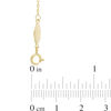 Thumbnail Image 2 of Sideways Cross Station Bracelet in 10K Gold - 7.5"