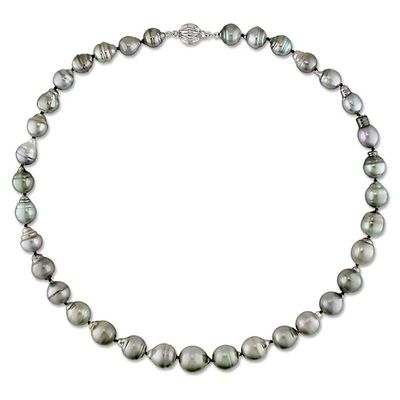 tahitian pearl choker