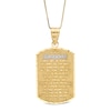Thumbnail Image 1 of Lord's Prayer Dog Tag Pendant in 10K Gold