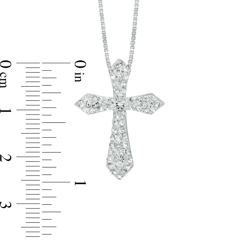 Baccarat 18kt Gold and Crystal Cross Necklace