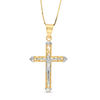 Thumbnail Image 1 of Crucifix Pendant in 10K Two-Tone Gold