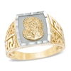 Thumbnail Image 0 of Men's Jesus Gran Poder Ring in 10K Two-Tone Gold