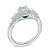 Thumbnail Image 2 of Vera Wang Love Collection 1 CT. T.W. Emerald-Cut Diamond Three Stone Engagement Ring in 14K White Gold