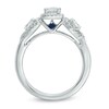 Thumbnail Image 3 of Vera Wang Love Collection 1 CT. T.W. Emerald-Cut Diamond Three Stone Engagement Ring in 14K White Gold