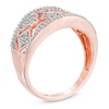 Thumbnail Image 1 of 1/4 CT. T.W. Diamond Vintage-Style Band in 10K Rose Gold