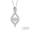 Thumbnail Image 1 of 1/6 CT. T.W. Diamond Infinity Pendant in 10K White Gold