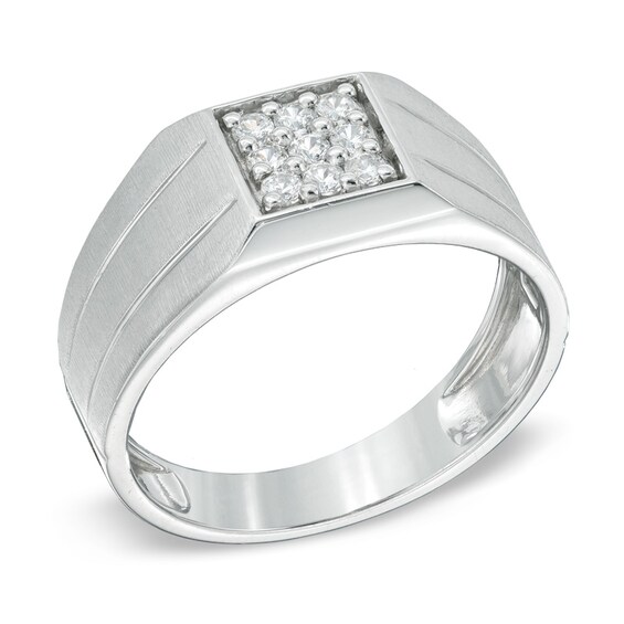 1/2 CT. T.w. Diamond Ring in 10K White Gold