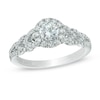 Thumbnail Image 1 of Vera Wang Love Collection 3/4 CT. T.W. Diamond Frame Engagement Ring in 14K White Gold