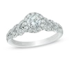 Thumbnail Image 0 of Vera Wang Love Collection 3/4 CT. T.W. Diamond Frame Engagement Ring in 14K White Gold