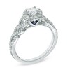 Thumbnail Image 2 of Vera Wang Love Collection 3/4 CT. T.W. Diamond Frame Engagement Ring in 14K White Gold