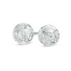 Thumbnail Image 0 of 6.0mm Hammered Ball Stud Earrings in 14K White Gold