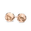 Thumbnail Image 0 of 8.0mm Hammered Ball Stud Earrings in 14K Rose Gold