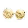 Thumbnail Image 0 of 10.0mm Hammered Half Ball Stud Earrings in 14K Gold