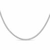 Thumbnail Image 0 of Ladies' 1.0mm Spiga Chain Necklace in Sterling Silver - 22"