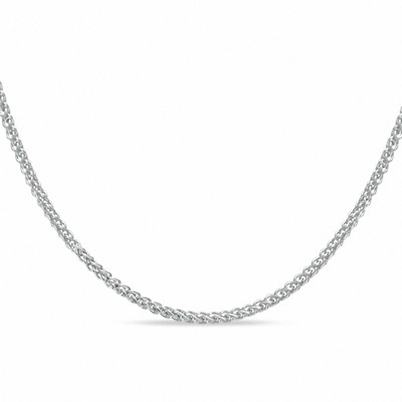 Ladies' 1.0mm Spiga Chain Necklace in Sterling Silver - 22"