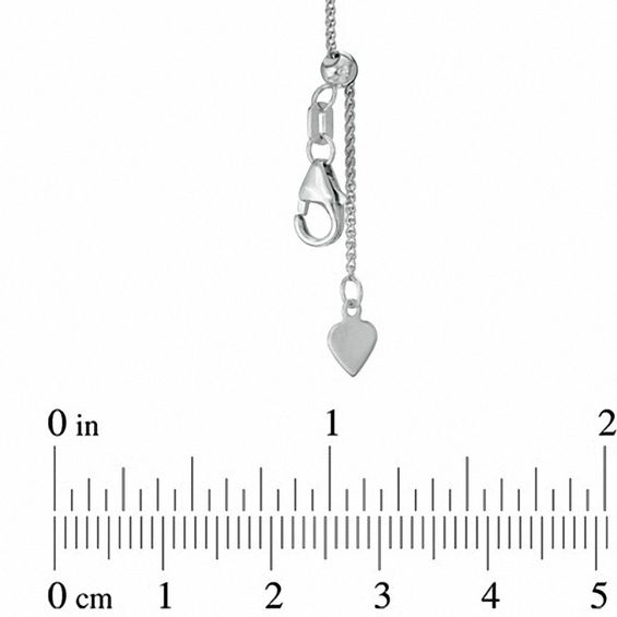 Ladies' 1.0mm Spiga Chain Necklace in Sterling Silver - 22"