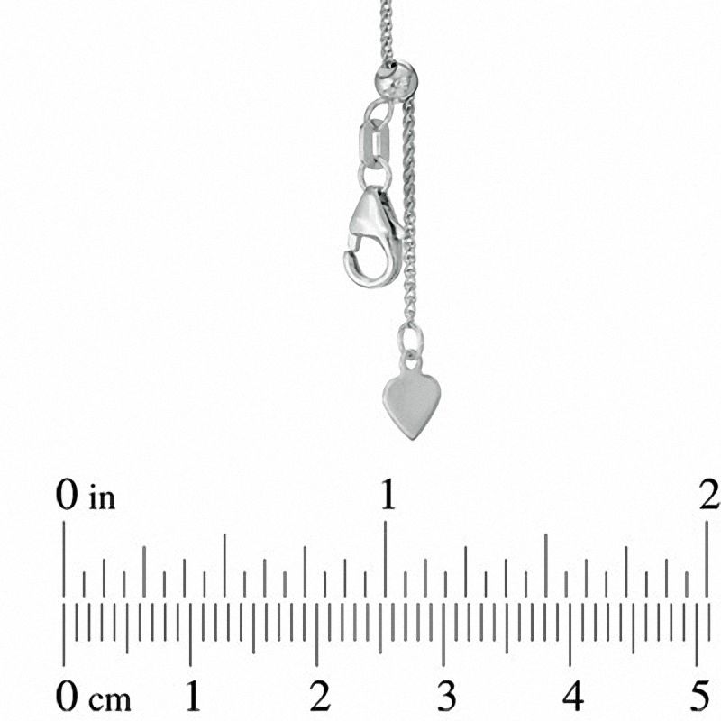 Ladies' 1.0mm Spiga Chain Necklace in Sterling Silver - 22"