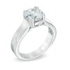 Thumbnail Image 2 of Celebration Ideal 2 CT. Certified Diamond Solitaire Engagement Ring in 14K White Gold (I/I1)