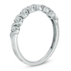 Thumbnail Image 2 of 1/4 CT. T.W. Diamond Cascading Anniversary Band in 14K White Gold