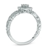 Thumbnail Image 1 of Cherished Promise Collection™ 1/10 CT. T.W. Diamond Scroll Promise Ring in Sterling Silver