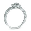 Thumbnail Image 2 of Cherished Promise Collection™ 1/10 CT. T.W. Diamond Scroll Promise Ring in Sterling Silver