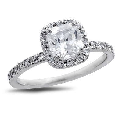 cushion halo diamond