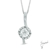 Thumbnail Image 1 of Sirena™ 1/3 CT. T.W. Diamond Frame Pendant in 14K White Gold