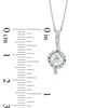 Thumbnail Image 2 of Sirena™ 1/3 CT. T.W. Diamond Frame Pendant in 14K White Gold