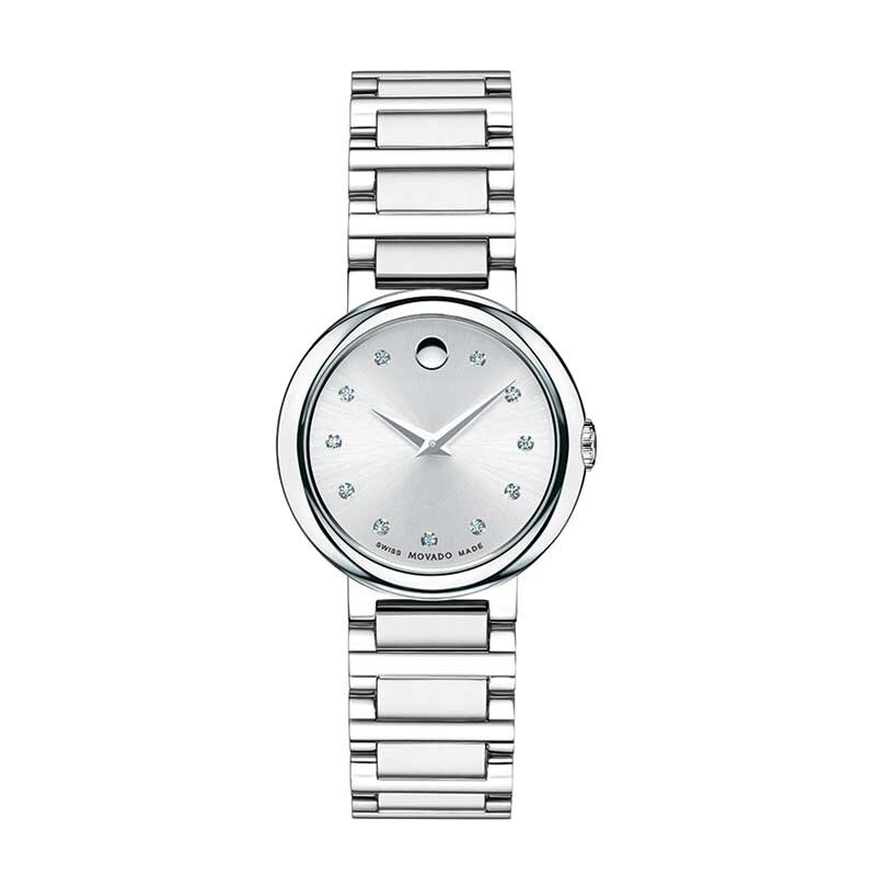 Ladies' Movado Concerto® Diamond Accent Watch (Model: 606789)