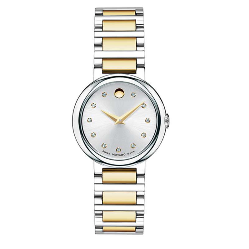 Main Image 1 of Ladies' Movado Concerto® Diamond Accent Watch (Model: 606790)