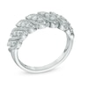 Thumbnail Image 2 of 1/2 CT. T.W. Diamond Cascading Anniversary Band in 10K White Gold