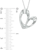 Thumbnail Image 2 of Abstract Heart Pendant in Sterling Silver