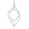 Thumbnail Image 1 of Double Flame Pendant in Sterling Silver