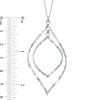 Thumbnail Image 2 of Double Flame Pendant in Sterling Silver