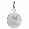 Thumbnail Image 2 of Diamond Accent Paw Print with Disc Pendant in Sterling Silver