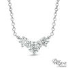 Thumbnail Image 0 of 1/2 CT. T.W. Diamond Past Present Future® Necklace in 14K White Gold