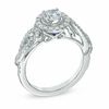 Thumbnail Image 2 of Vera Wang Love Collection 7/8 CT. T.W. Diamond Vintage-Style Engagement Ring in 14K White Gold