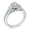 Thumbnail Image 2 of Vera Wang Love Collection 3/4 CT. T.W. Diamond Collar Engagement Ring in 14K White Gold