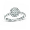 Thumbnail Image 0 of 1/2 CT. T.W. Diamond Double Frame Ring in 10K White Gold