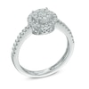 Thumbnail Image 1 of 1/2 CT. T.W. Diamond Double Frame Ring in 10K White Gold