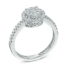 Thumbnail Image 2 of 1/2 CT. T.W. Diamond Double Frame Ring in 10K White Gold