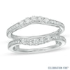 Thumbnail Image 1 of 1/2 CT. T.W. Certified Diamond Solitaire Enhancer in 14K White Gold (I/SI2)