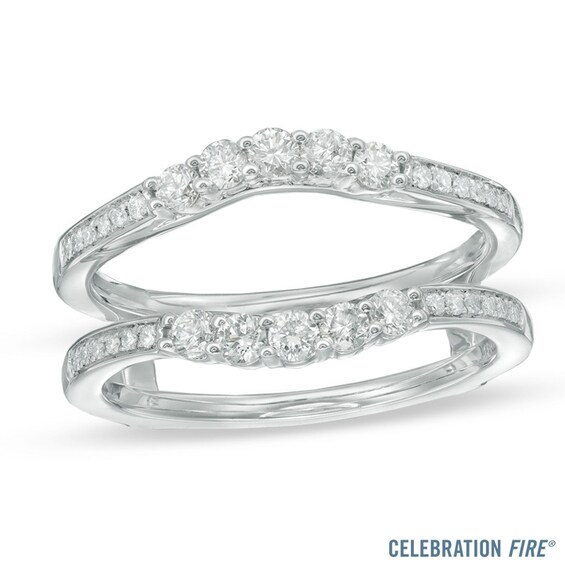 1/2 CT. T.w. Certified Diamond Solitaire Enhancer in 14K White Gold (I/Si2)