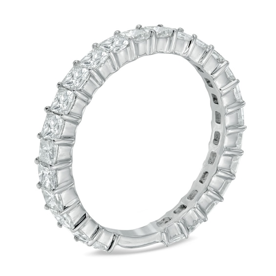 2 CT. T.w. Princess-Cut Diamond Eternity Band in 14K White Gold