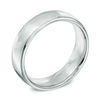 Thumbnail Image 2 of 6.5mm Comfort Fit Cobalt Wedding Band - Size 10