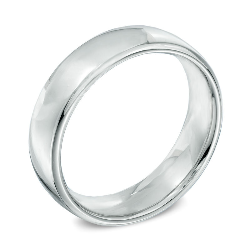 Main Image 2 of 6.5mm Comfort Fit Cobalt Wedding Band - Size 10