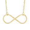 Thumbnail Image 0 of Sideways Infinity Necklace in 10K Gold